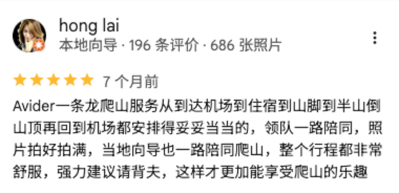 團友評價
