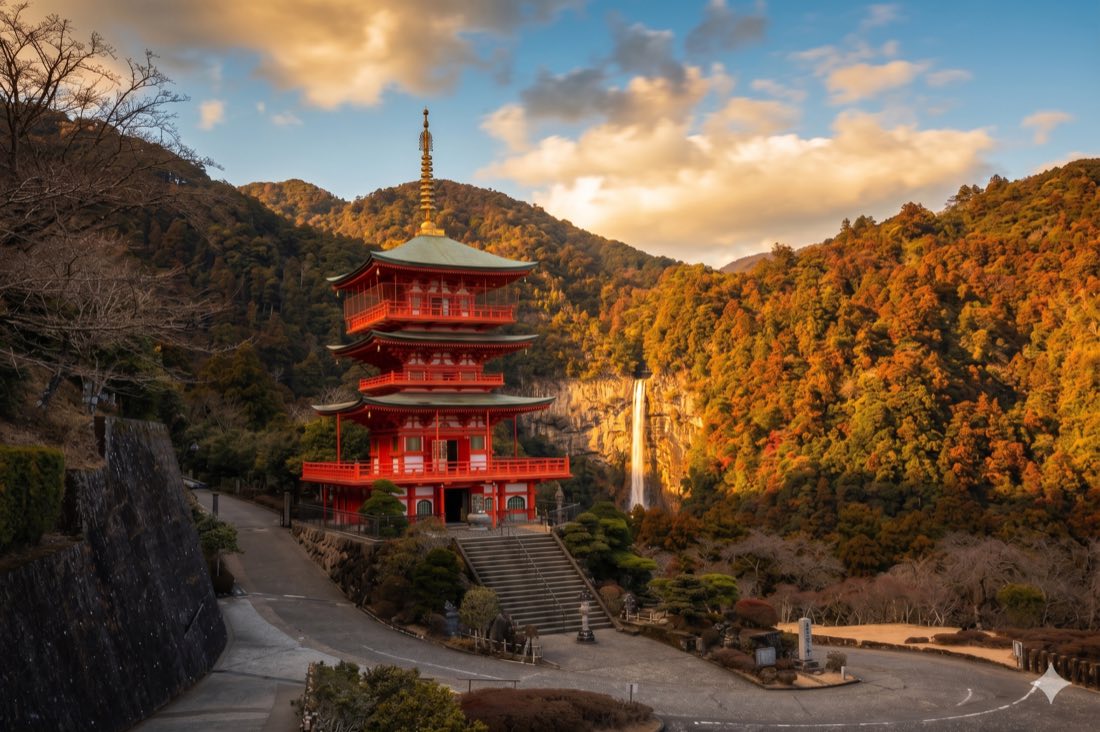 那智山青岸渡寺&三重塔: 經典明信片風景